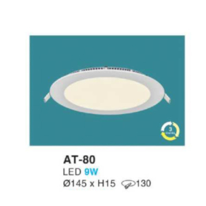 Downlight LED âm trần siêu mỏng cao cấp AT-80