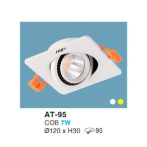 Downlight LED âm trần hợp kim nhôm cao cấp AT-95-AST