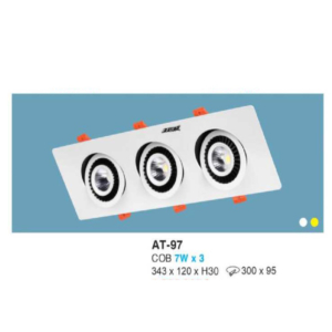 Downlight LED âm trần hợp kim nhôm cao cấp AT-97-AST