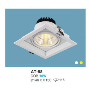 Downlight LED âm trần hợp kim nhôm cao cấp AT-98-AST