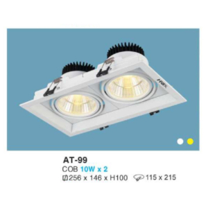 Downlight LED âm trần hợp kim nhôm cao cấp AT-99-ASV