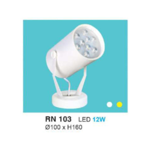 Đèn rọi ngồi màu Trắn ánh sáng Vàng RN-103-ASV