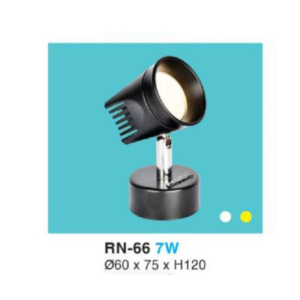 Đèn rọi ngồi màu Đen ánh sáng Vàng RN-66-ASV