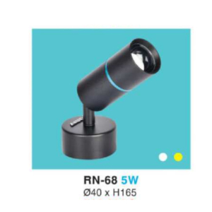 Đèn rọi ngồi màu Đen ánh sáng Vàng RN-68-ASV