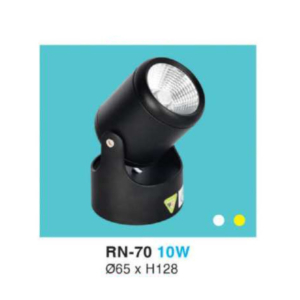 Đèn rọi ngồi màu Đen ánh sáng Vàng RN-70-ASV