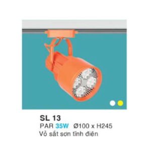 Đèn rọi ray màu Cam ánh sáng Vàng SL-13-ASV
