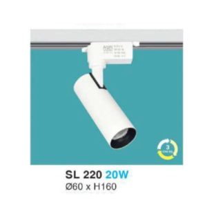 Đèn rọi ray ánh sáng 3 chế độ SL-220-20W/3CD