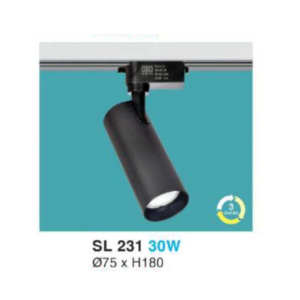 Đèn rọi ray ánh sáng 3 chế độ SL-231-30W/3CD