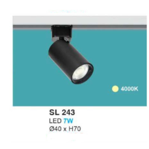 Đèn rọi ray ánh sáng trung tính SL-243-7W/ASTT