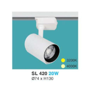 Đèn rọi ray ánh sáng vàng SL-420-20W/ASTT