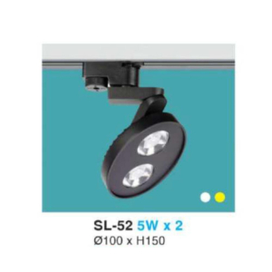 Đèn rọi ray ánh sáng vàng SL-52-5Wx2/ASV