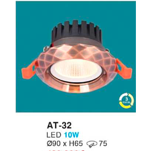 Đèn led âm trần trang trí| Đèn 3 chế độ ánh sáng 10W AT-32-3CĐ