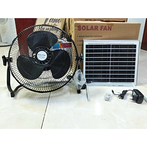 Quạt chân quỳ năng lượng mặt trời có cục sạc điện XXCS-118