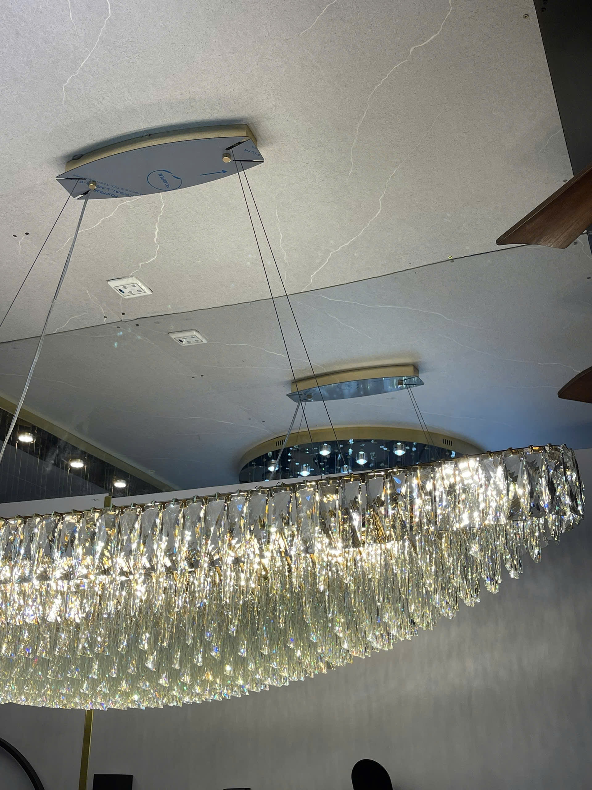 Chi tiết pha lê đèn TPL021T1500 