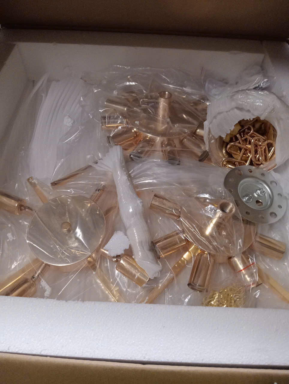 Mở hôp đèn pha lê TPL17