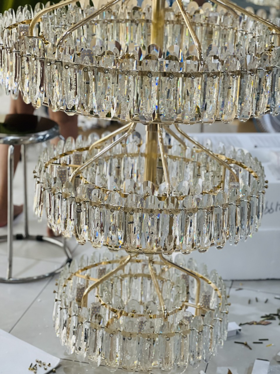 Chi tiết đèn pha lê TPL2199T5