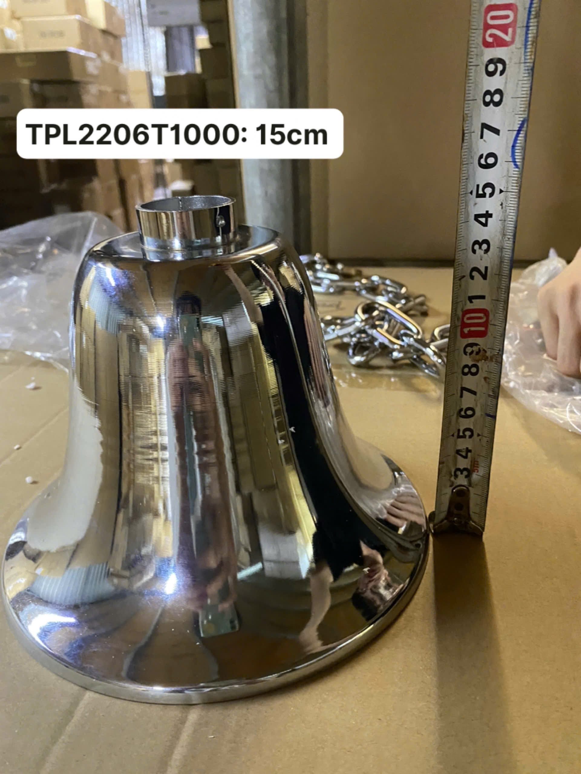 Kích thước chụp đèn pha lê