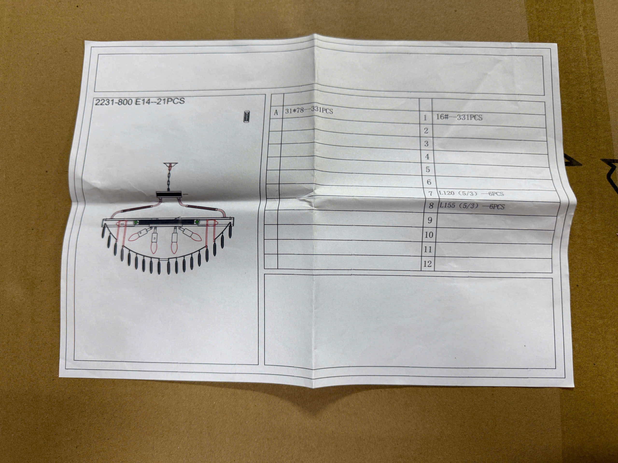 Hướng dẫn lắp đặt Đèn thả pha lê K9 đường kính 80cm TPL2231T800