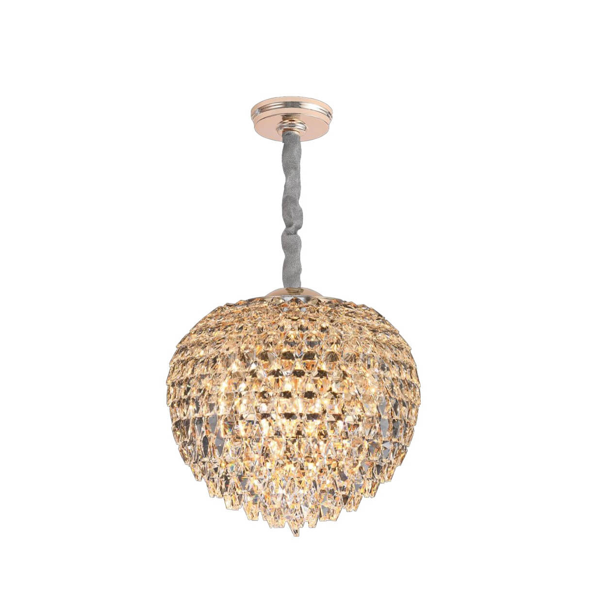 Đèn thả đơn pha lê cao cấp đường kính 40cm TPL589T400