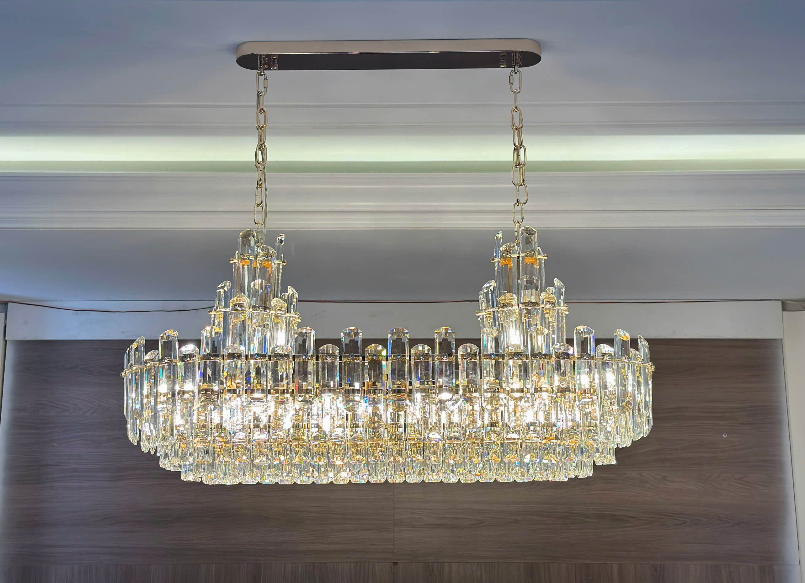 Đèn pha lê lớn dài 95cm TPL6270N950 ánh sáng trắng