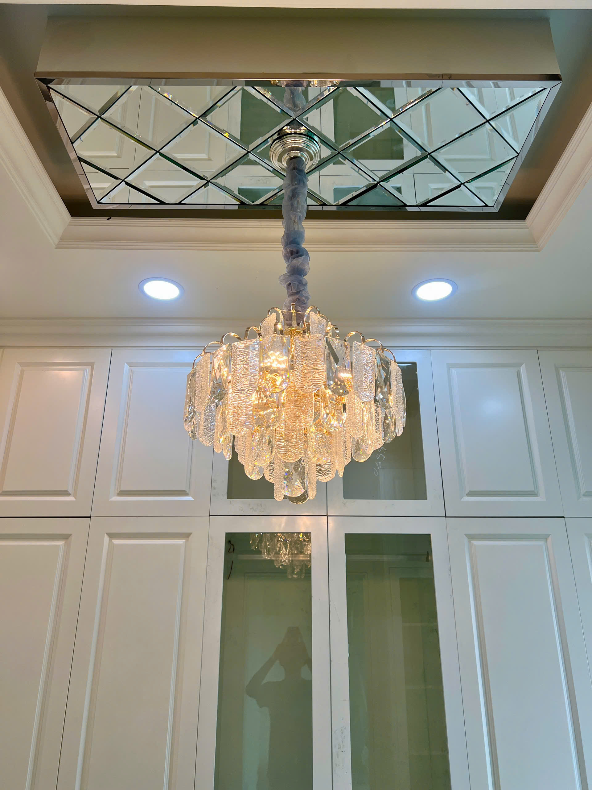 Đèn pha lê lá lớn TPL6291T480