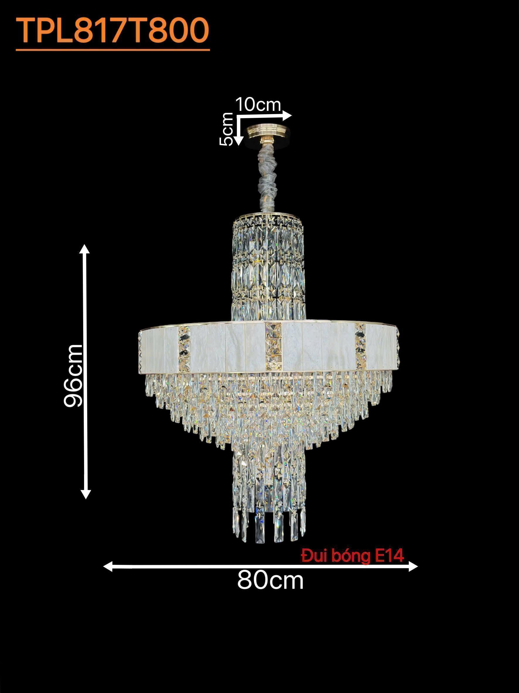 K&iacute;ch thước đ&egrave;n pha l&ecirc; TPL817T800