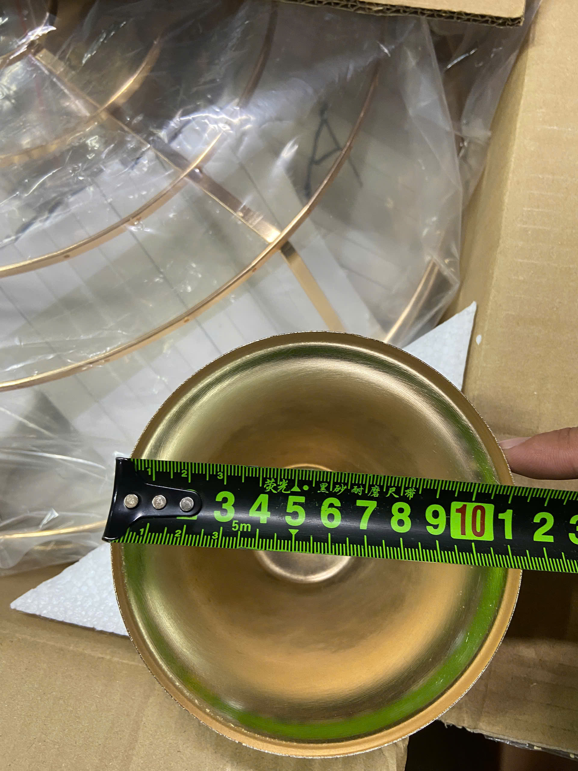 Kích thước chụp đèn trên trần Đèn pha lê cao cấp đường kính 60cm TPL88207T600