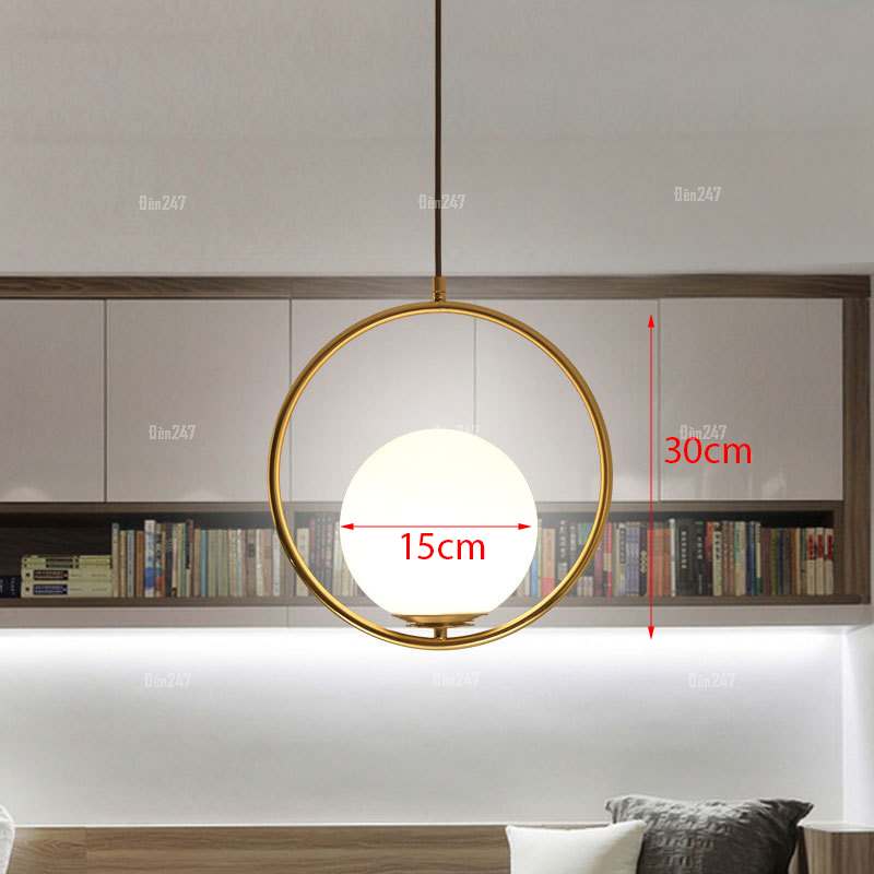 Đèn cầu khung tròn DT-9021/300