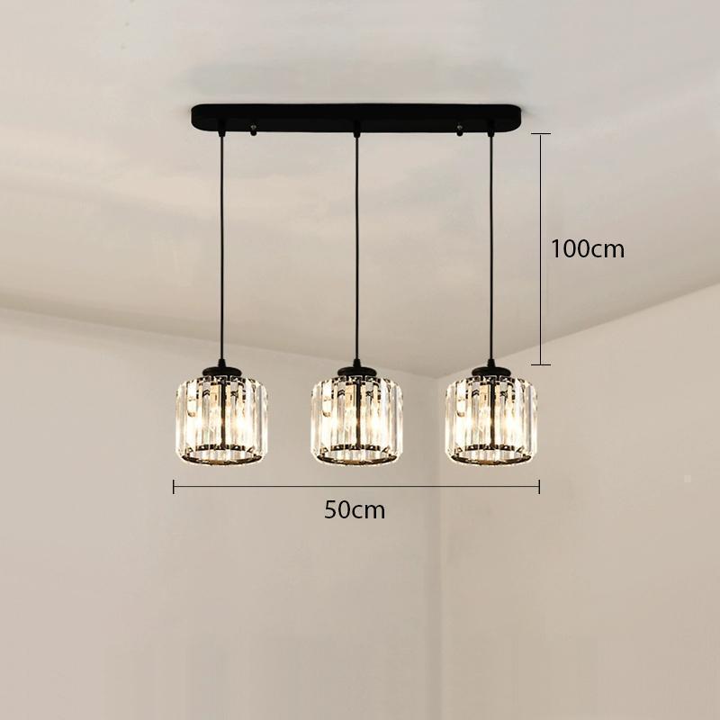 Đ&egrave;n thả d&agrave;i pha l&ecirc; 3 b&oacute;ng DT-9573/3A-BK