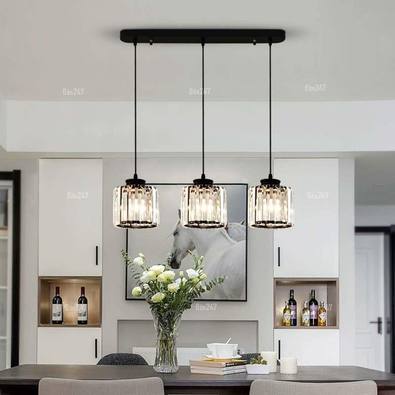 Đ&egrave;n thả d&agrave;i pha l&ecirc; 3 b&oacute;ng DT-9573/3A-BK