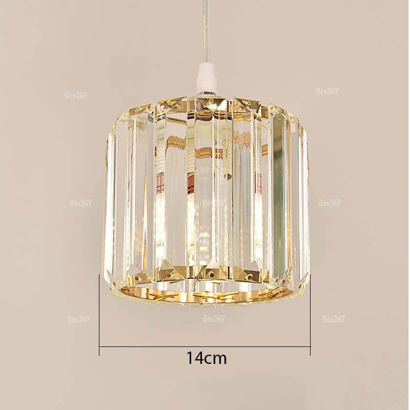 Đèn pha lê 3 bóng cho bàn tròn DT-9573/3B-GD