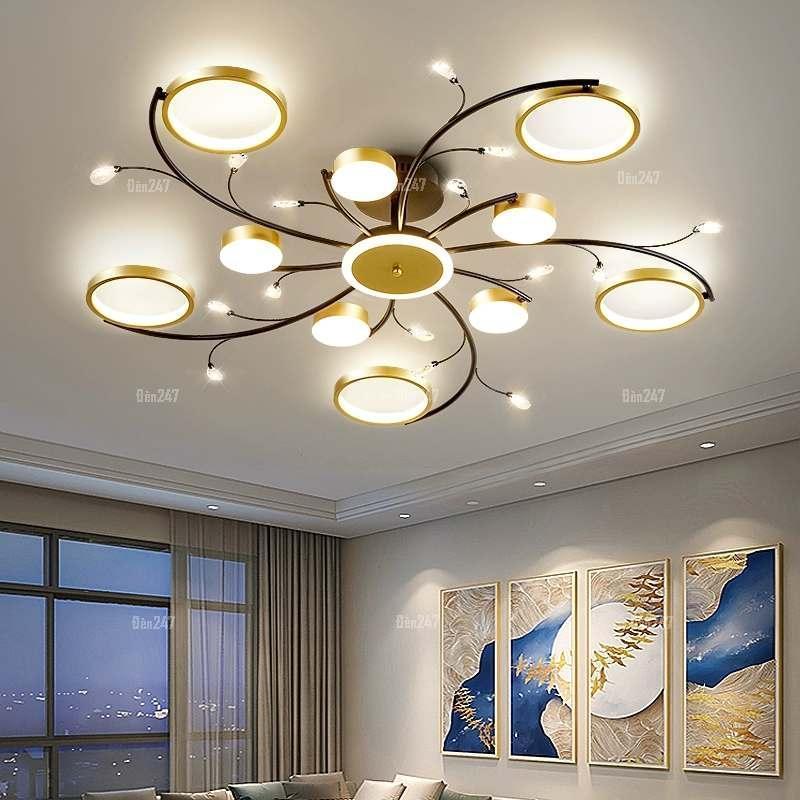 Đ&egrave;n hoa trang tr&iacute; trần nh&agrave; DT-H283/10