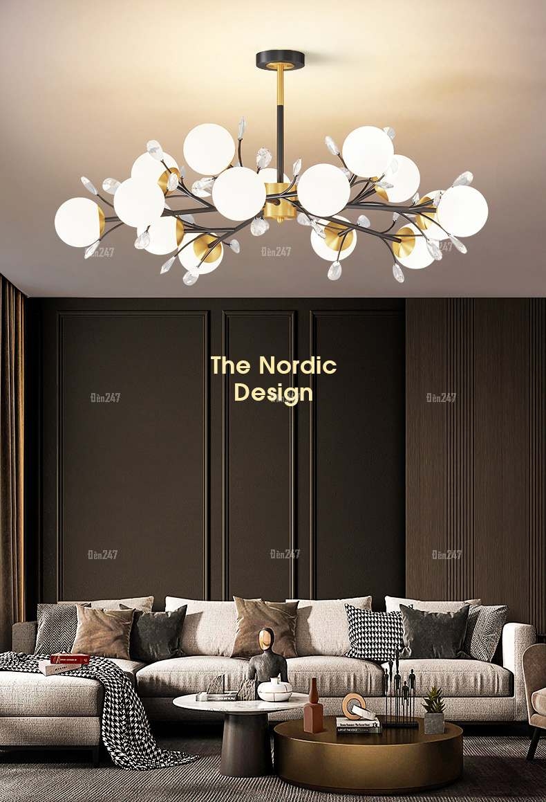 Đèn trần phòng khách DT-H285/15