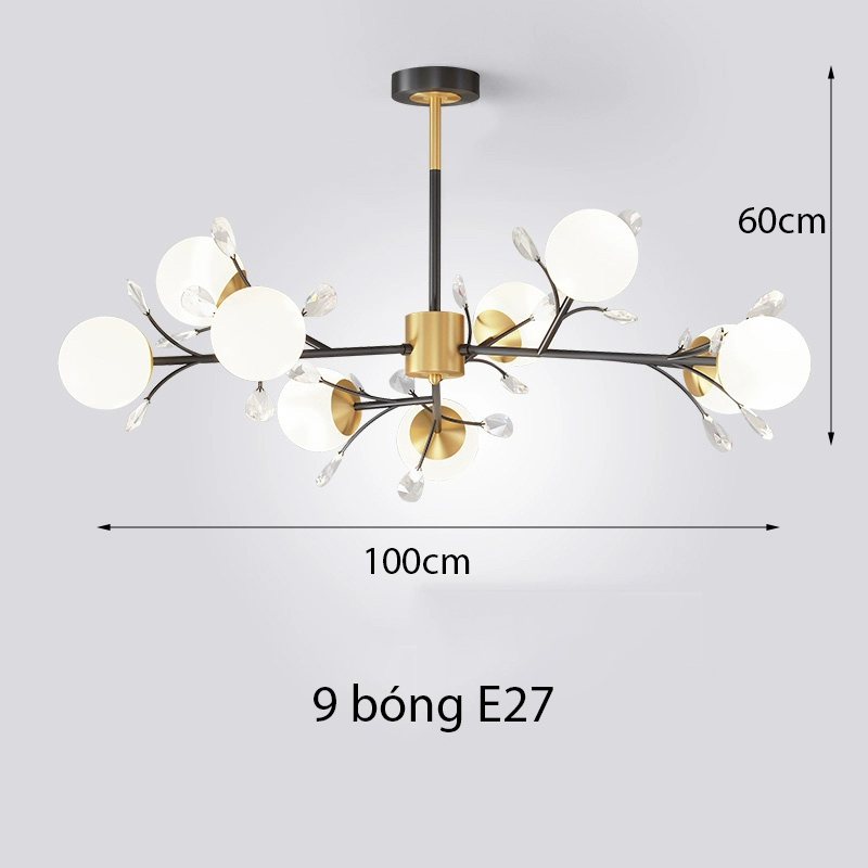 Đèn trần phòng khách DT-H285/9