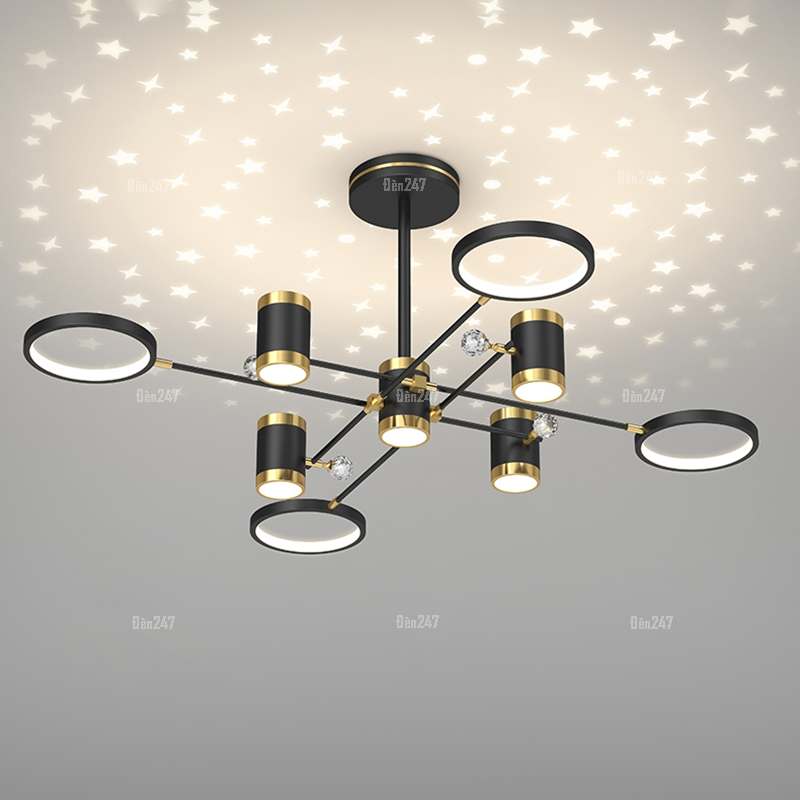 Đèn treo hắt sáng trần nhà DT-H6008/8+1