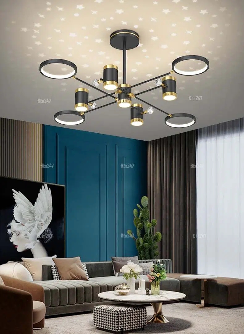 Đèn treo hắt sáng trần nhà DT-H6008/8+1