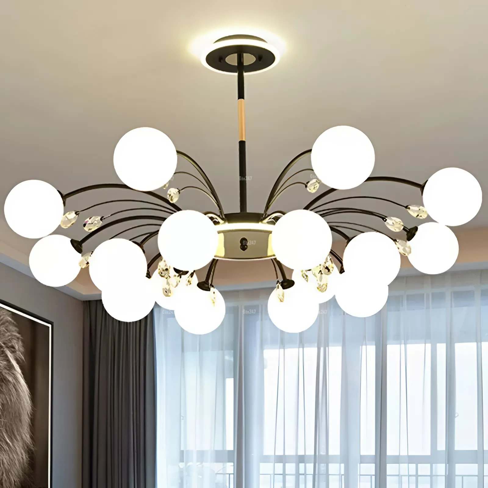 Đèn bóng cầu phòng khách DT-H9020/12