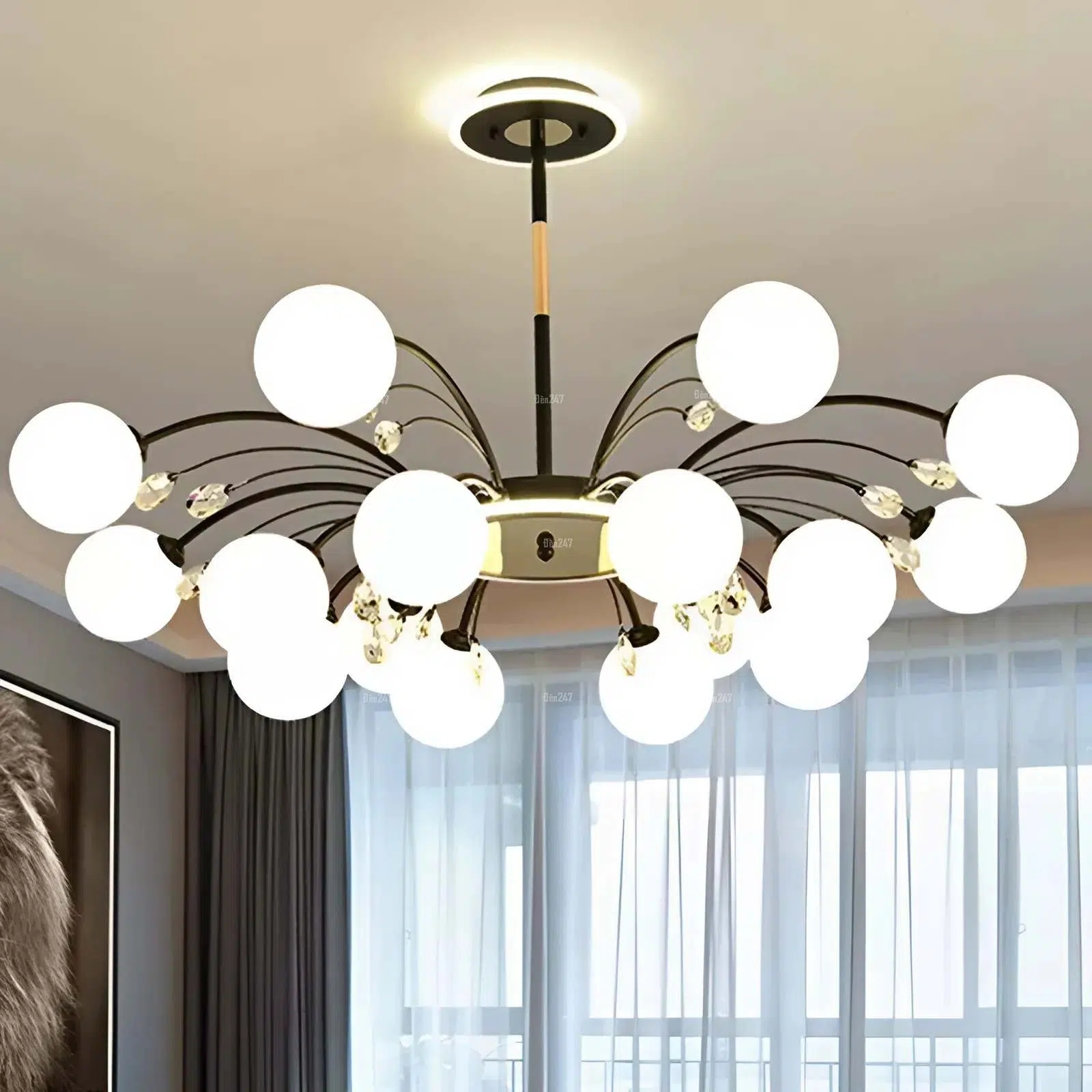 Đèn bóng cầu phòng khách DT-H9020/12