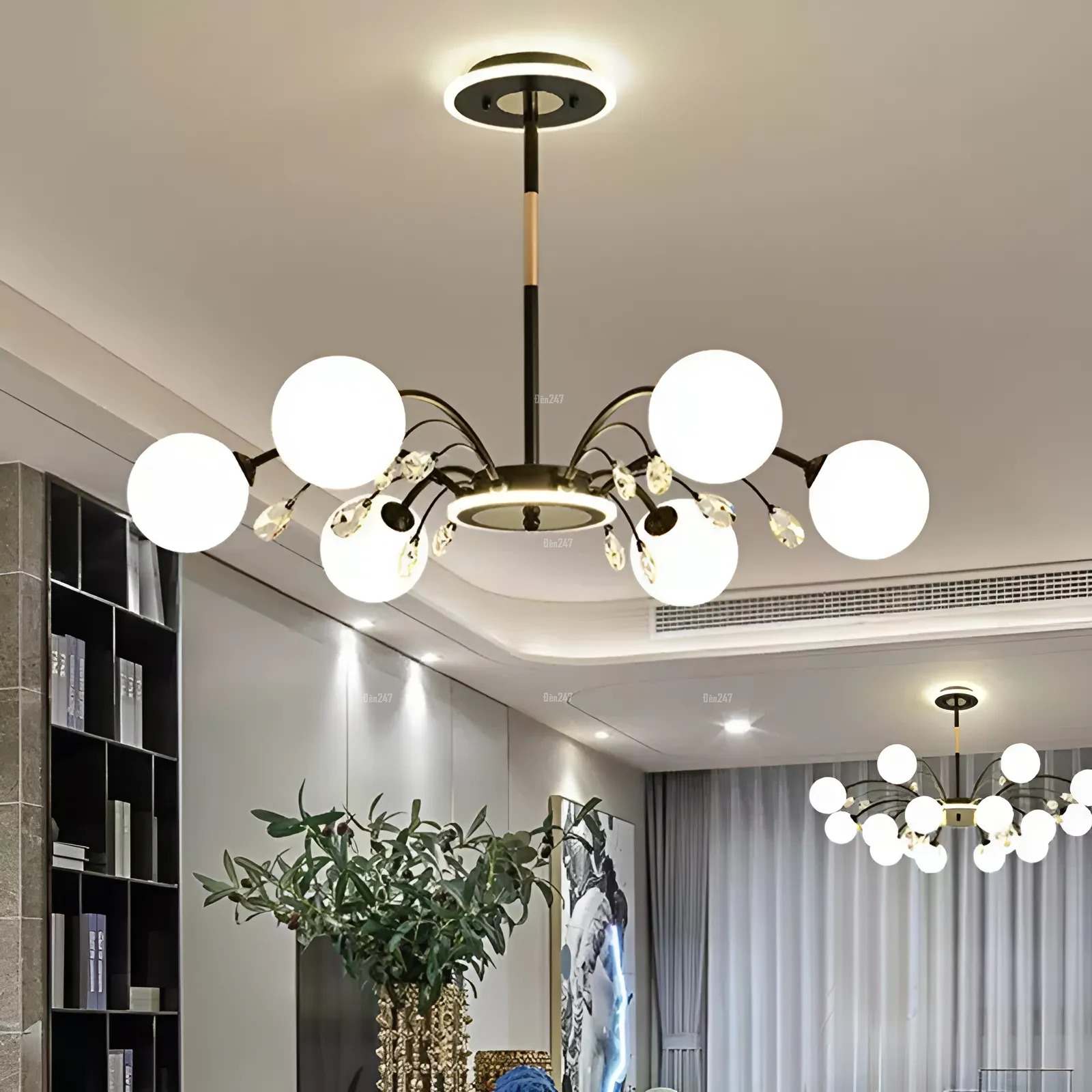 Đèn bóng cầu phòng khách DT-H9020/8