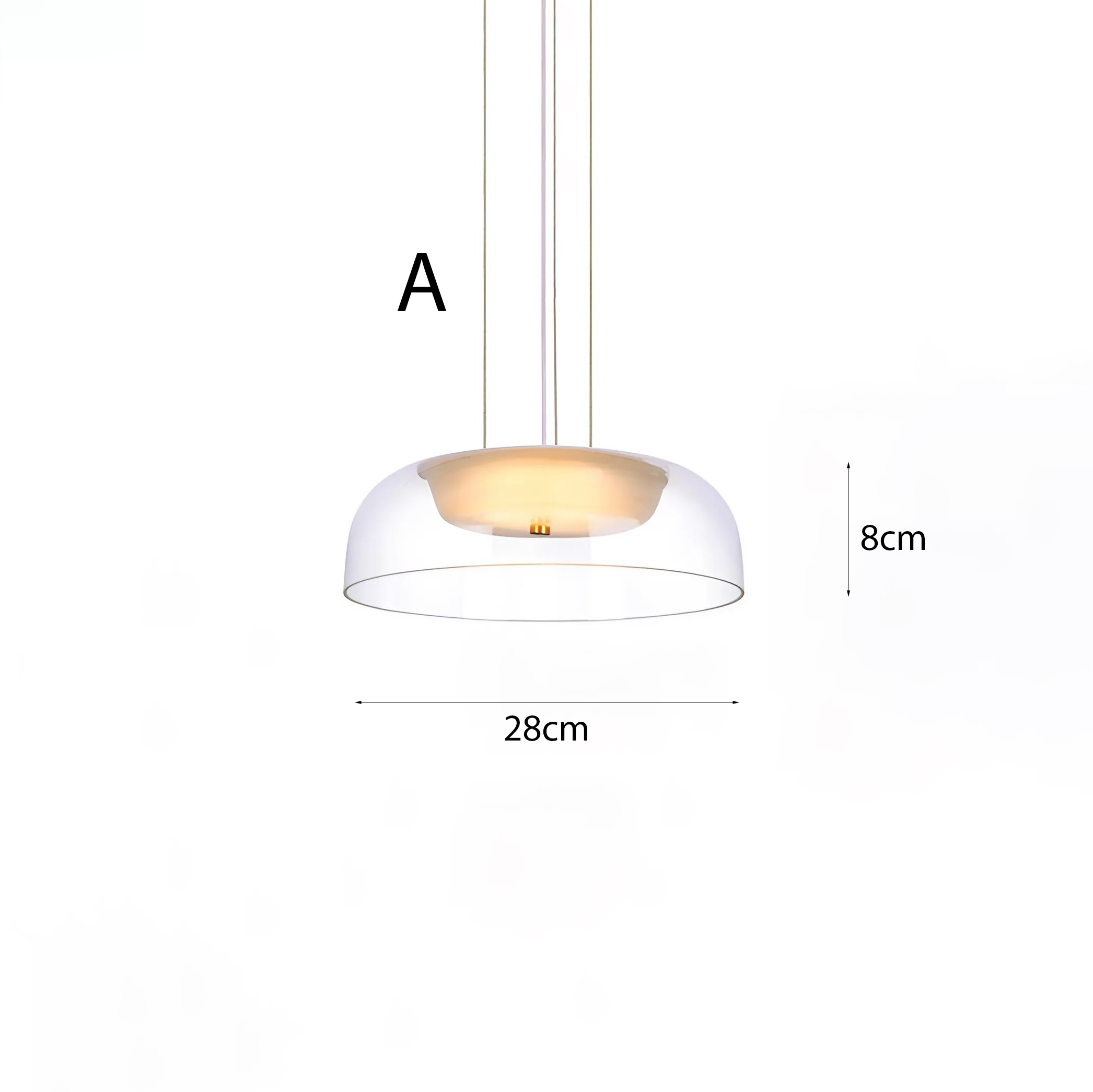 Đèn treo bàn màu trắng DT-RH002/A