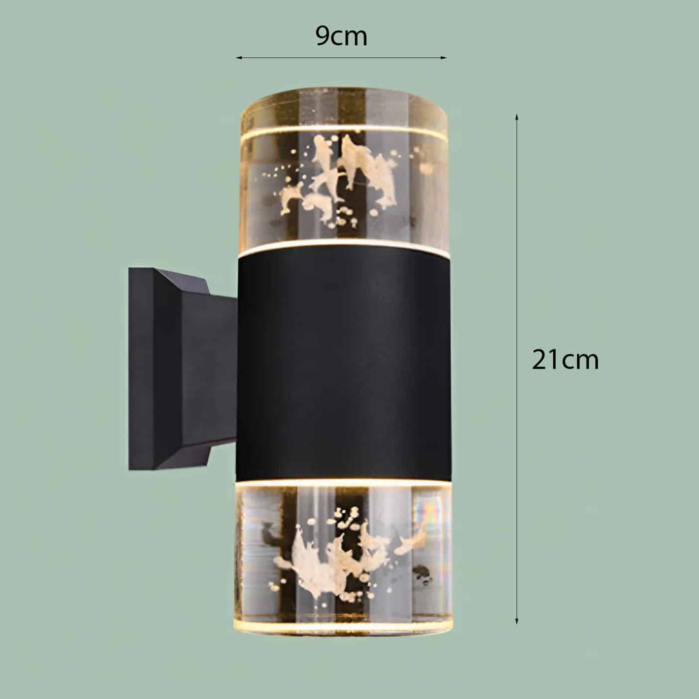 Đèn tường pha lê ngoài trời NT-1776DR