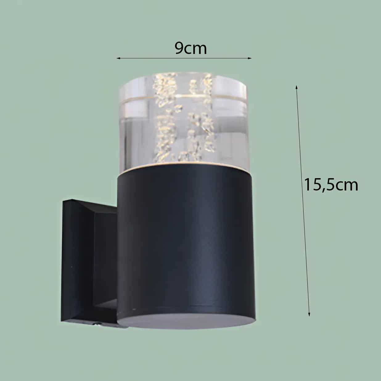 Đèn tường led pha lê bọt khí NT-35Y10/1