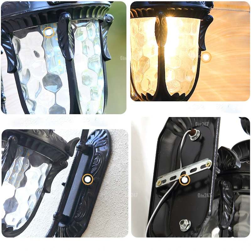 Đèn treo tường trang trí sân vườn NT-B087