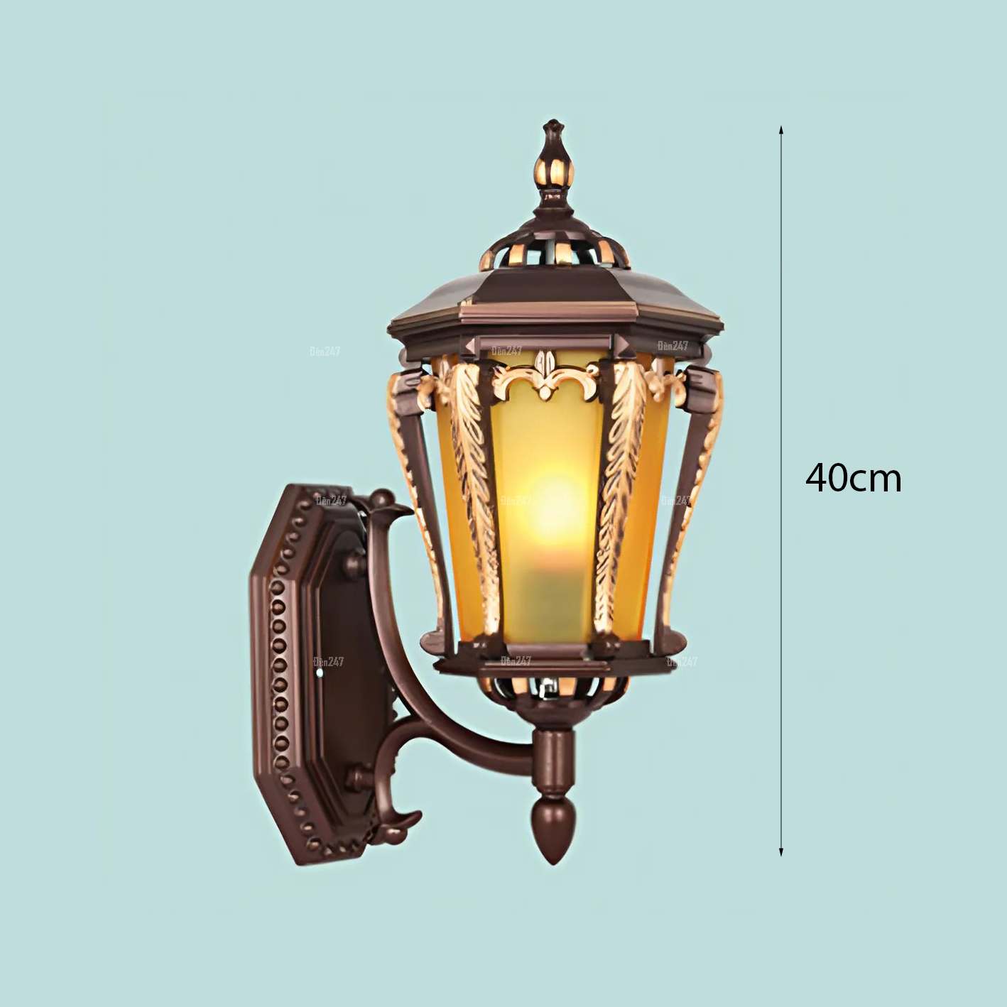 Đèn tường trụ cổng ngoài trời NT-B308A