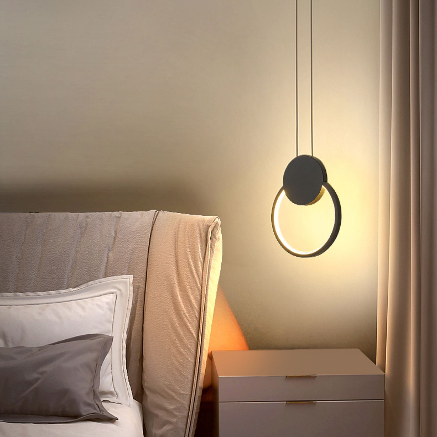 Đèn thả tròn trang trí đầu giường TL-5890A