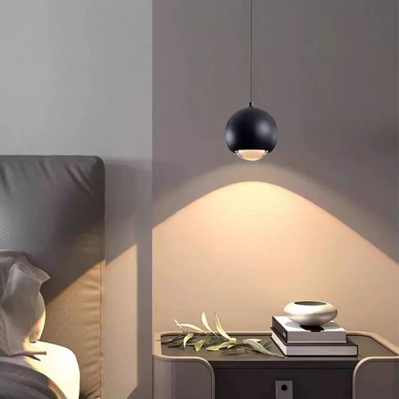 Đèn cầu đọc sách treo đầu giường màu đen TL-6235/1BK