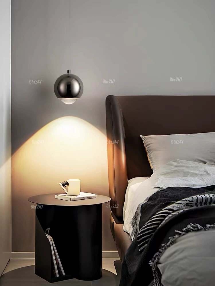 Đèn cầu đọc sách treo đầu giường màu đen TL-6235/1BK