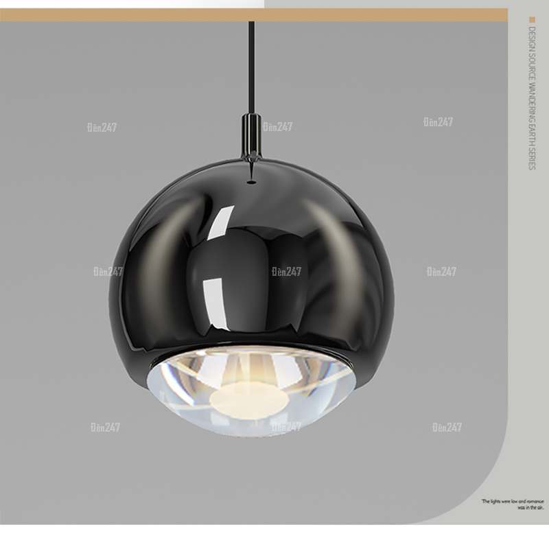 Đèn cầu đọc sách treo đầu giường màu đen TL-6235/1BK