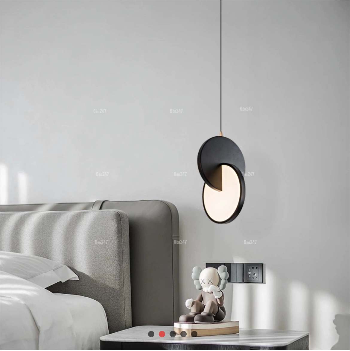 Đèn thả mặt trăng TL-6395/BK