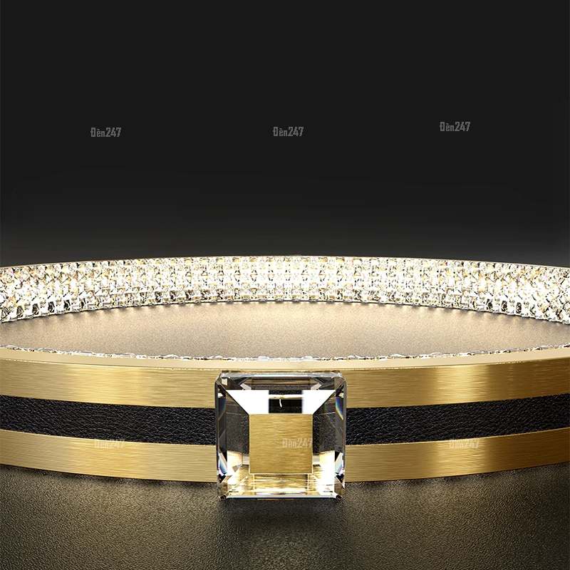 Đèn thả tròn pha lê 2 vòng TL-7075/2A